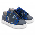 Elasticated leather trainers KENZO KIDS for BOY