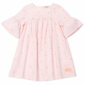 Robe brodée 100 % coton KENZO KIDS pour FILLE