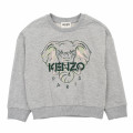 Jurk en sweater van twee materialen KENZO KIDS Voor