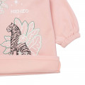 Brushed fleece sweatshirt dress KENZO KIDS for GIRL