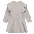 Sweatkleid aus Molton mit Rüschen KENZO KIDS Für MÄDCHEN