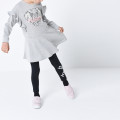 Sweatkleid aus Molton mit Rüschen KENZO KIDS Für MÄDCHEN