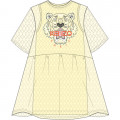 2-in-1 cotton dress KENZO KIDS for GIRL