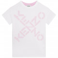 Short-sleeved T-shirt dress KENZO KIDS for GIRL
