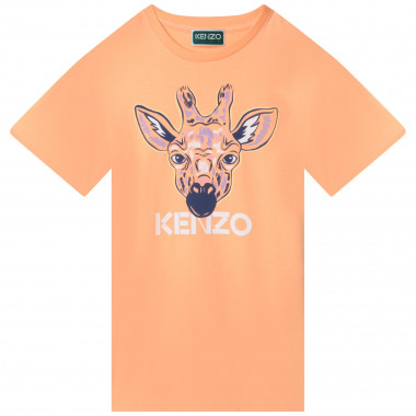 Robe imprimée en coton KENZO KIDS pour FILLE