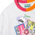 Robe à manches ballon en coton KENZO KIDS pour FILLE
