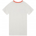 Robe en coton manches courtes KENZO KIDS pour FILLE