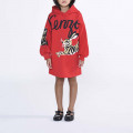 Robe sweat-shirt à capuche KENZO KIDS pour FILLE