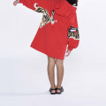 Robe sweat-shirt à capuche KENZO KIDS pour FILLE