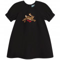Robe évasée en coton KENZO KIDS pour FILLE