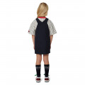 Robe salopette en flanelle KENZO KIDS pour FILLE