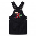 Latzkleid aus flanell KENZO KIDS Für MÄDCHEN