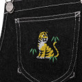 Embroidered overalls dress KENZO KIDS for GIRL
