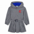 Hooded flannel dress KENZO KIDS for GIRL