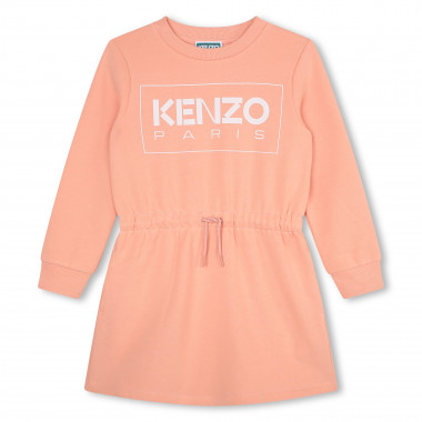 Brushed-fleece dress KENZO KIDS for GIRL