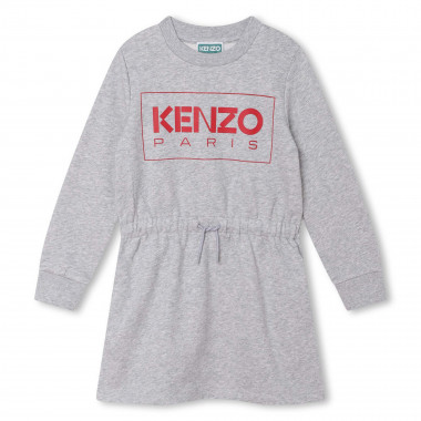 Brushed-fleece dress KENZO KIDS for GIRL