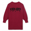 Cotton-and-wool blend dress KENZO KIDS for GIRL