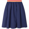 Skirt with striped waistband KENZO KIDS for GIRL