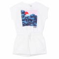 Combinaison-short en coton KENZO KIDS pour FILLE