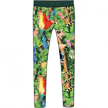 Tropical print leggings KENZO KIDS for GIRL