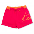 Shorts in felpa bicolori KENZO KIDS Per BAMBINA