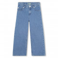 Jeans cotone tasche ricamate KENZO KIDS Per BAMBINA