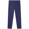 Legging à taille élastiquée KENZO KIDS pour FILLE