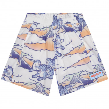 Short imprimé intégral KENZO KIDS pour FILLE