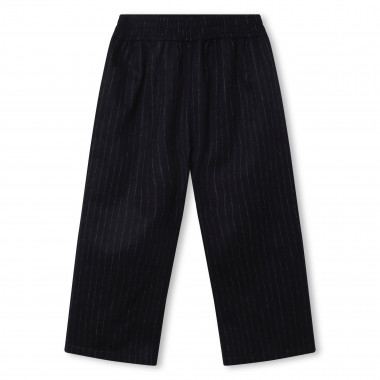 Striped flannel trousers KENZO KIDS for GIRL