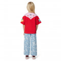Printed cotton jeans KENZO KIDS for GIRL