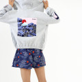 Felpa con cappuccio e zip KENZO KIDS Per BAMBINA