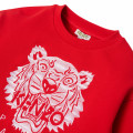 Felpa in cotone con ricamo KENZO KIDS Per BAMBINA