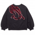 Printed cotton-cashmere jumper KENZO KIDS for GIRL