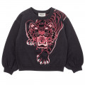 Printed cotton-cashmere jumper KENZO KIDS for GIRL