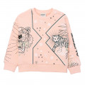 Sweater van lichte katoenfleece KENZO KIDS Voor