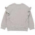 Metallic fleece sweater KENZO KIDS Voor