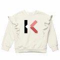 Cotton-fleece sweatshirt KENZO KIDS for GIRL
