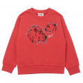 Printed cotton fleece sweatshirt KENZO KIDS for GIRL