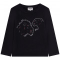 Long sleeved T-shirt KENZO KIDS for GIRL