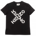 T-shirt à manches courtes KENZO KIDS pour FILLE