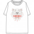 T-shirt col rond imprimé KENZO KIDS pour FILLE