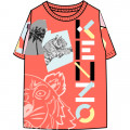 T-Shirt mit Allover-Print KENZO KIDS Für MÄDCHEN