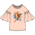 T-shirt met korte wijde mouwen KENZO KIDS Voor