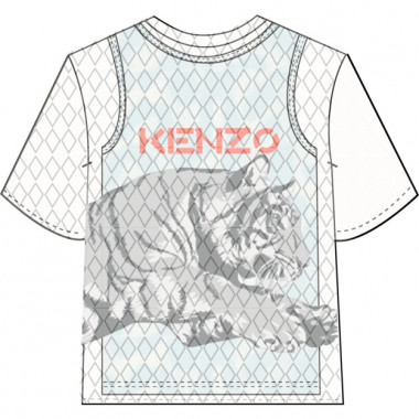 T-shirt 2 in 1 KENZO KIDS Per BAMBINA