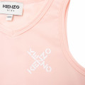 Vest top with logo KENZO KIDS for GIRL