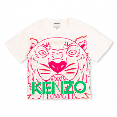 T-shirt coton imprimé KENZO KIDS pour FILLE