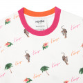 SHORT SLEEVES TEE-SHIRT KENZO KIDS for GIRL