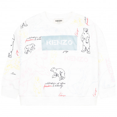 Printed sweatshirt KENZO KIDS for GIRL