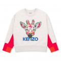 Grappige geborduurde sweater KENZO KIDS Voor