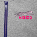 Fleece jogging cardigan KENZO KIDS for GIRL